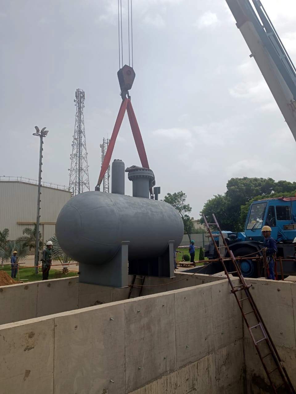 LPG Stroage Vessel installation